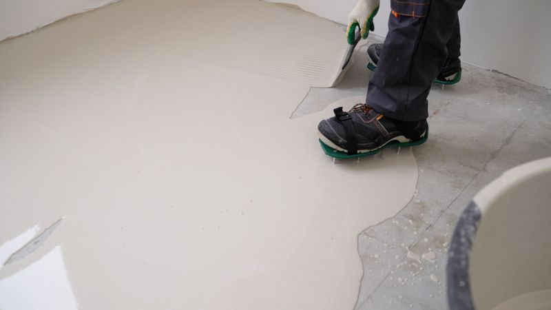 Application of Leveling Materials
